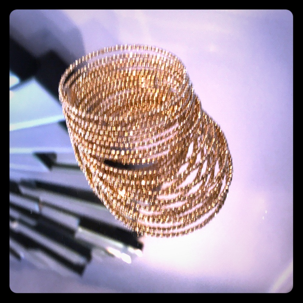 Gold wrap around bracelet